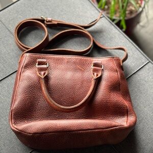 Duluth Trading Co Brown Crossbody Bag with Adjustable Strap